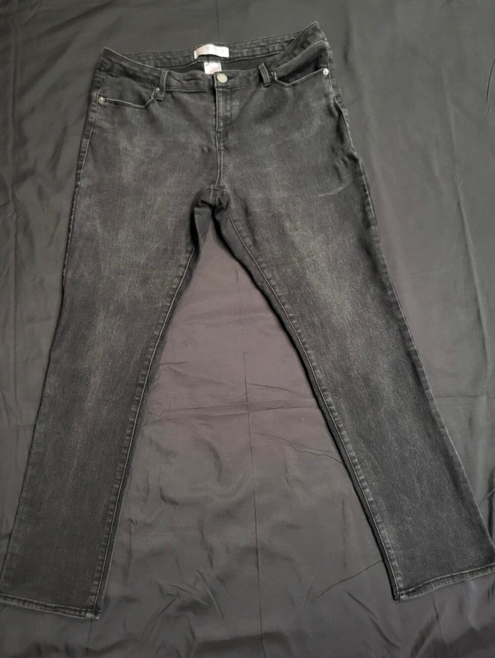 No Boundaries Black Straight Jeans Women Size 17